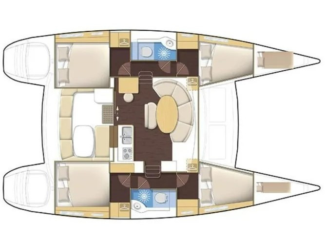 Yacht LAGOON - 380 "Aride"