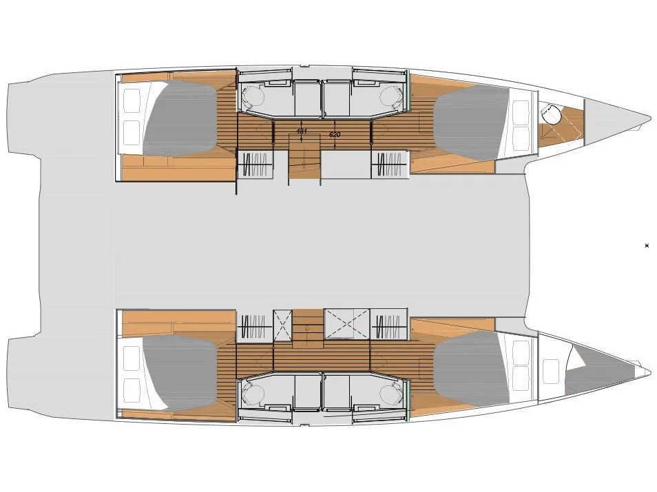 Yacht FOUNTAINE PAJOT - Elba 45 "Blu Dolphin"