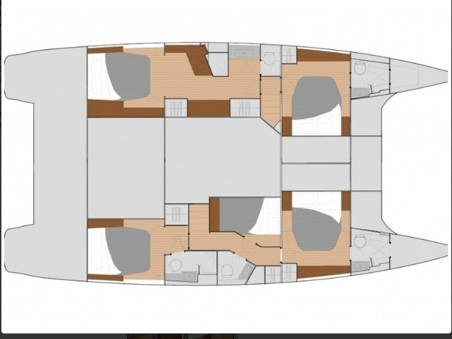Yacht FOUNTAINE PAJOT - Saba 50 "Alvin"