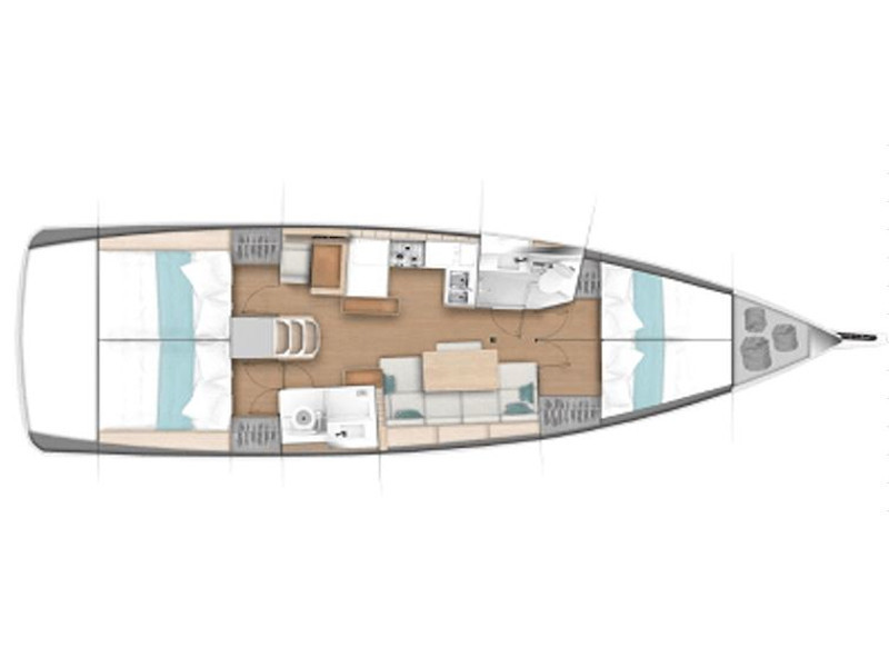 Yacht JEANNEAU - Sun Odyssey 440 "Ecume"