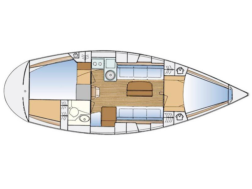Yacht BAVARIA - 34 Cruiser "Evi"