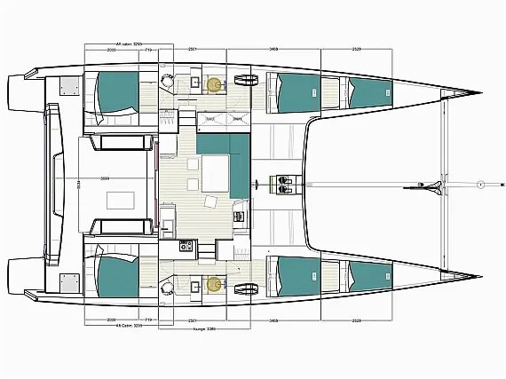 Yacht OCEAN RIDER CATAMARANS - ORC 57 "Avel Vaez"