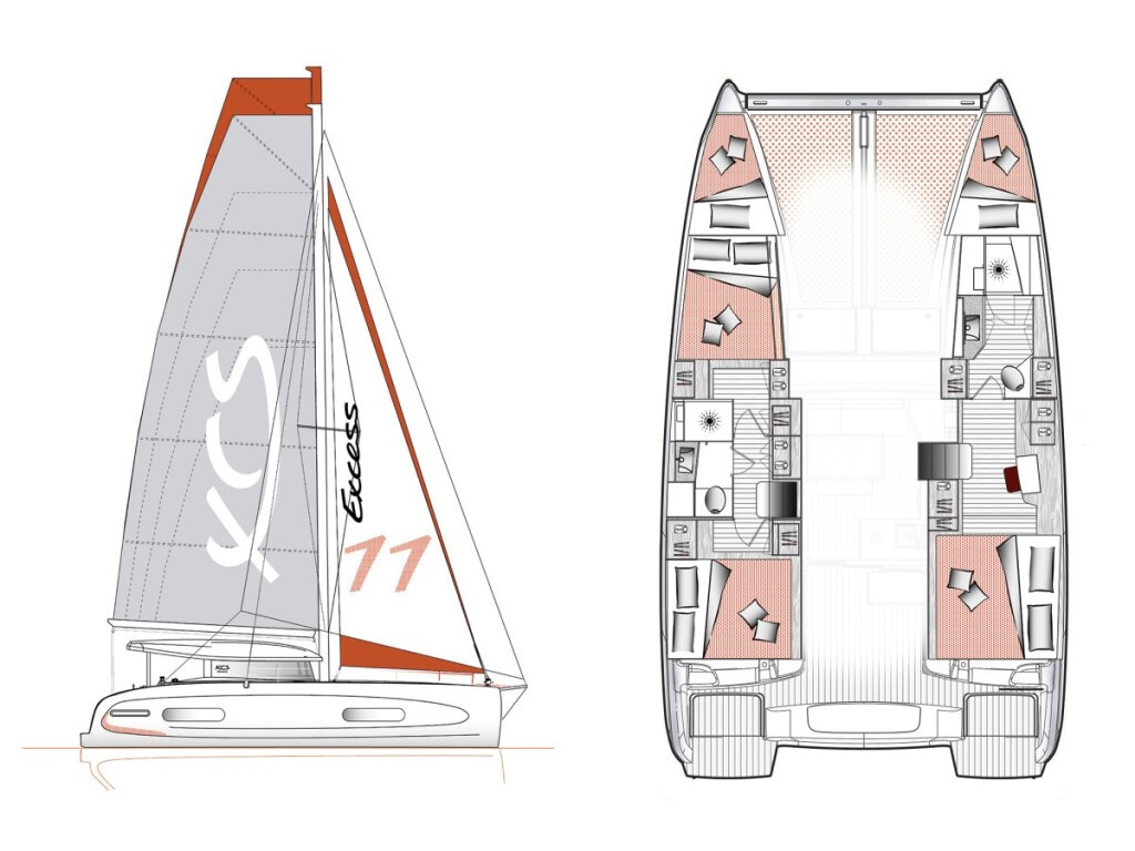 Yacht EXCESS-CATAMARANS - 11 "Everdream"