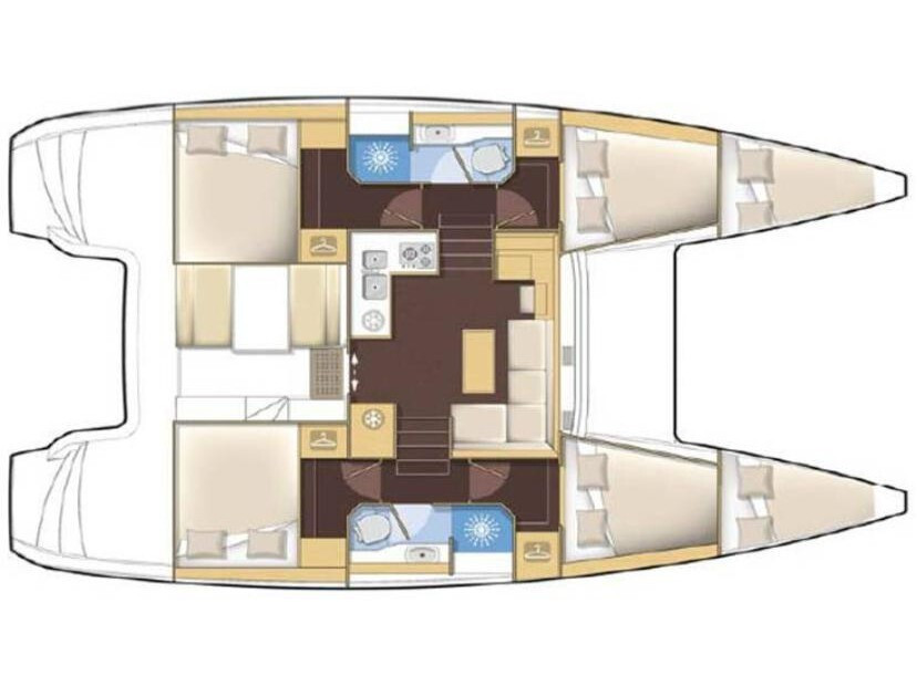 Yacht LAGOON - 39 "Cava"