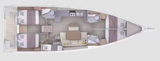 Yacht BENETEAU - Oceanis 47 "August"