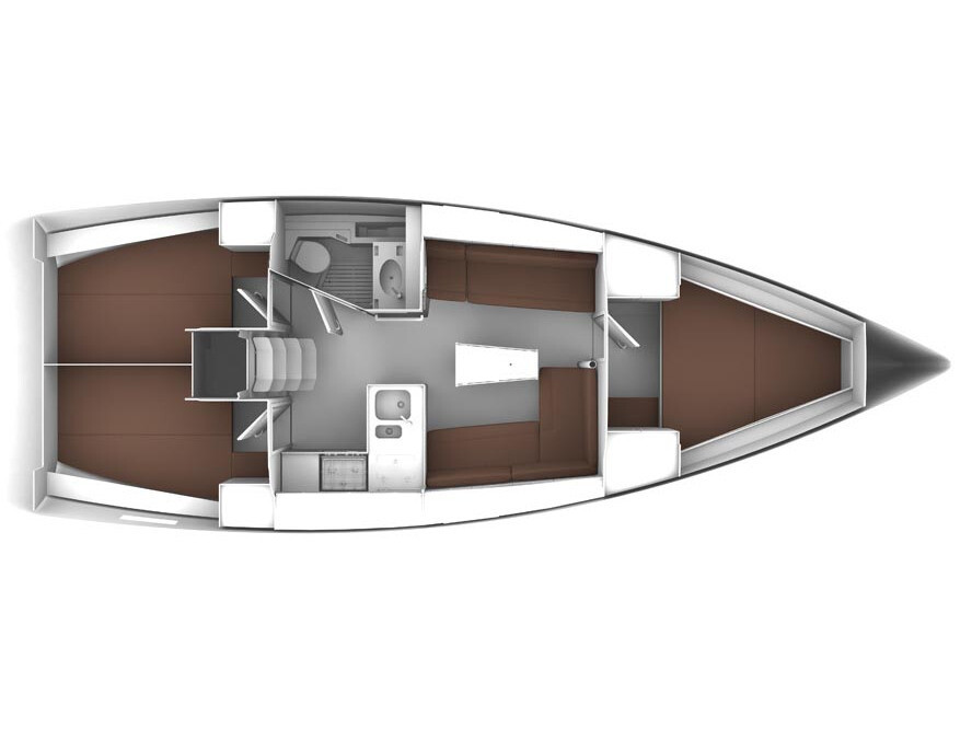 Yacht BAVARIA - Cruiser 37 "Blue Tone"