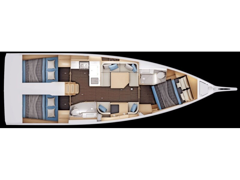 Yacht JEANNEAU - Sun Odyssey 415 "Myriana"