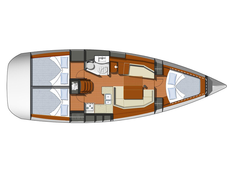 Yacht JEANNEAU - Sun Odyssey 39i "Xenia"
