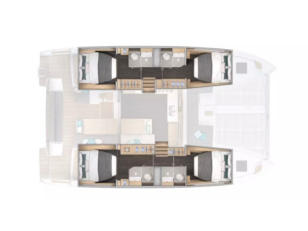 Yacht LAGOON - 43 "Nuvola"