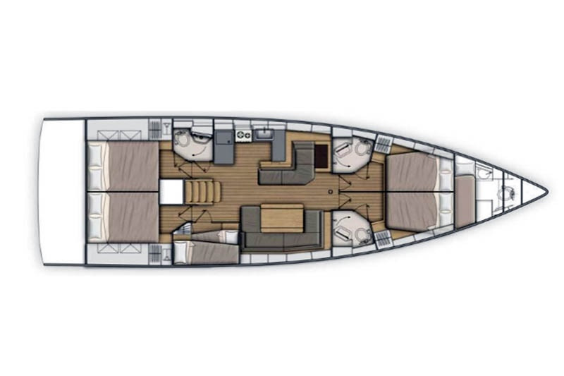 Yacht BENETEAU - Oceanis 51.1 "Amallo"