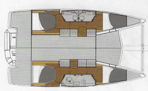 Yacht FOUNTAINE PAJOT - Lucia 40 "Alisa"