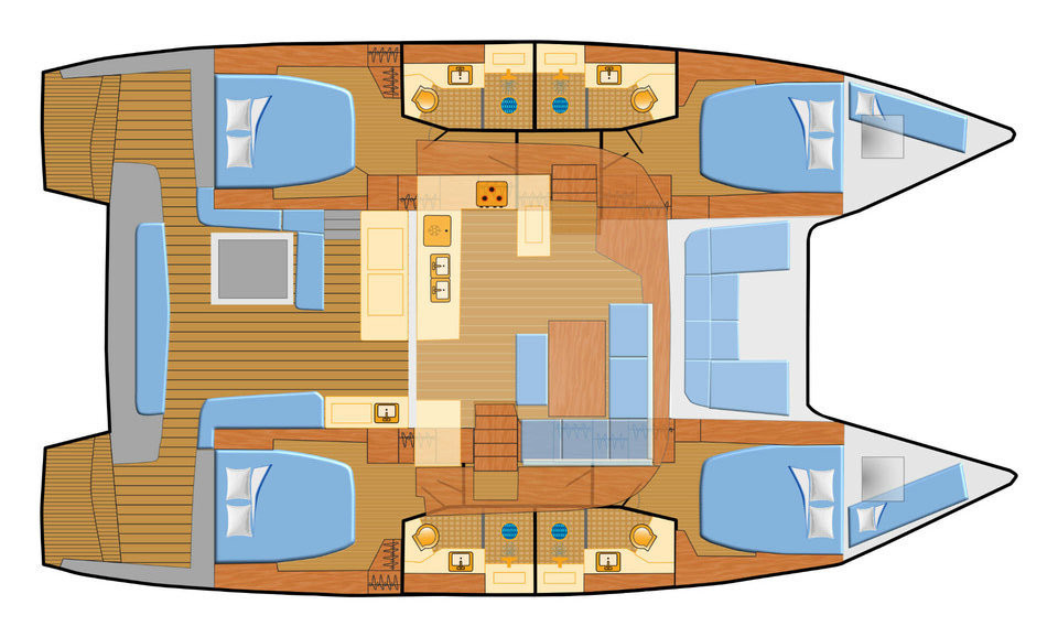 Yacht LAGOON - 46 "Kalisi Mou"