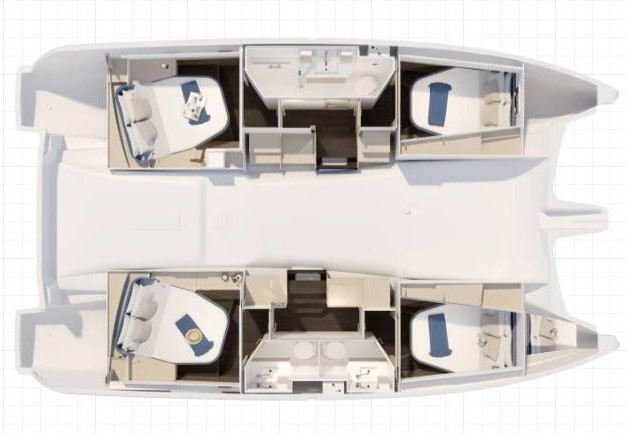 Yacht FOUNTAINE PAJOT - FP 41 Quatuor 4 "Auriga"