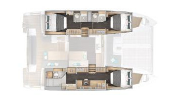 Yacht LAGOON - 43 "La Perla"