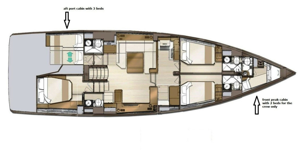 Yacht JEANNEAU - 60 "Friends"