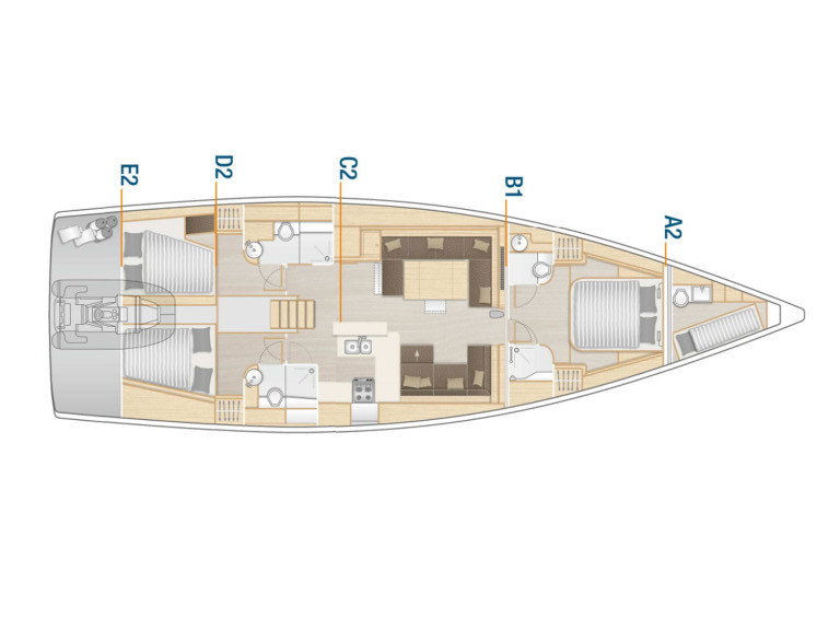 Yacht HANSE - 588 "Oceanelle"