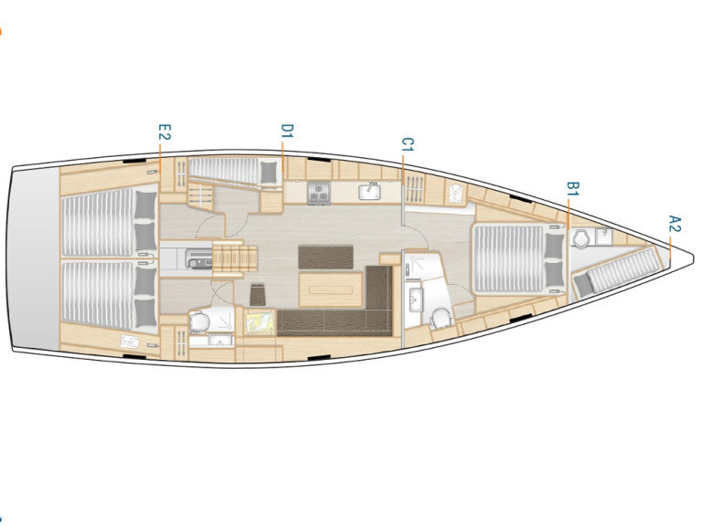 Yacht HANSE - 508 "Charlabelle"