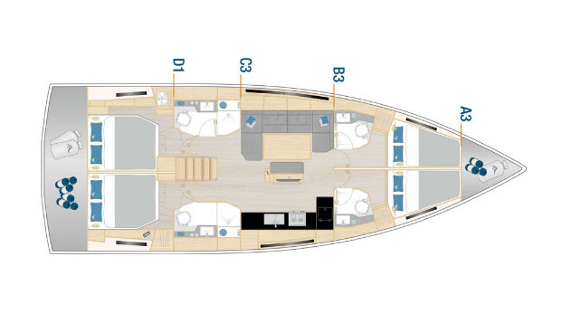 Yacht HANSE - 460 "Libertas"