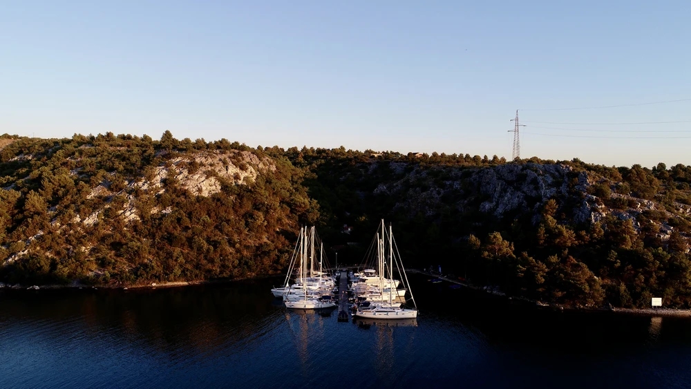 Konoba Vidrovaca - Drohnenaufnahme.