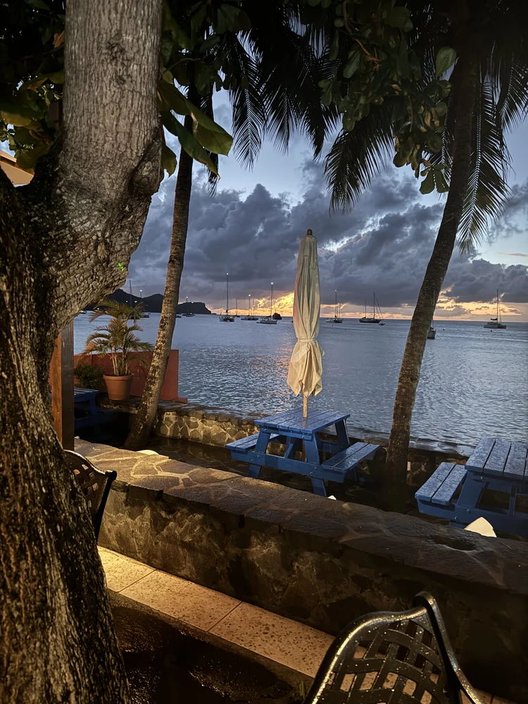Bequia, Port Elizabeth in der Karibik.