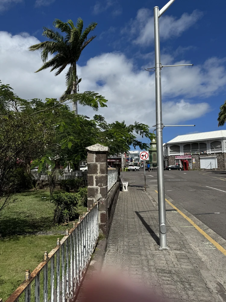 Basseterre auf Saint Kitts.