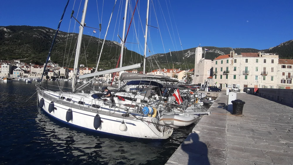 SV POMALO an Mooring.