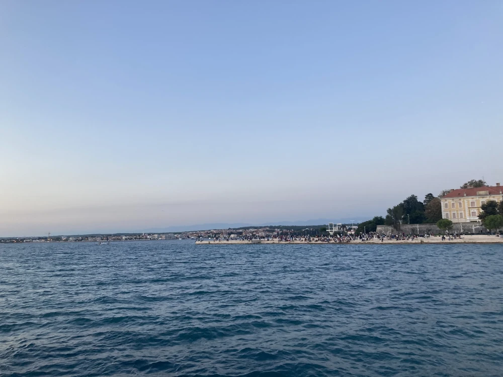 Segeln im Herbst in Kroatien, Zadar.