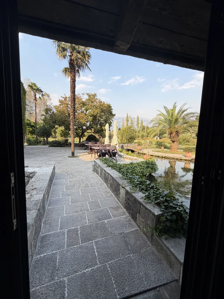 Catovica Mlini, Blick aus dem Restaurant.