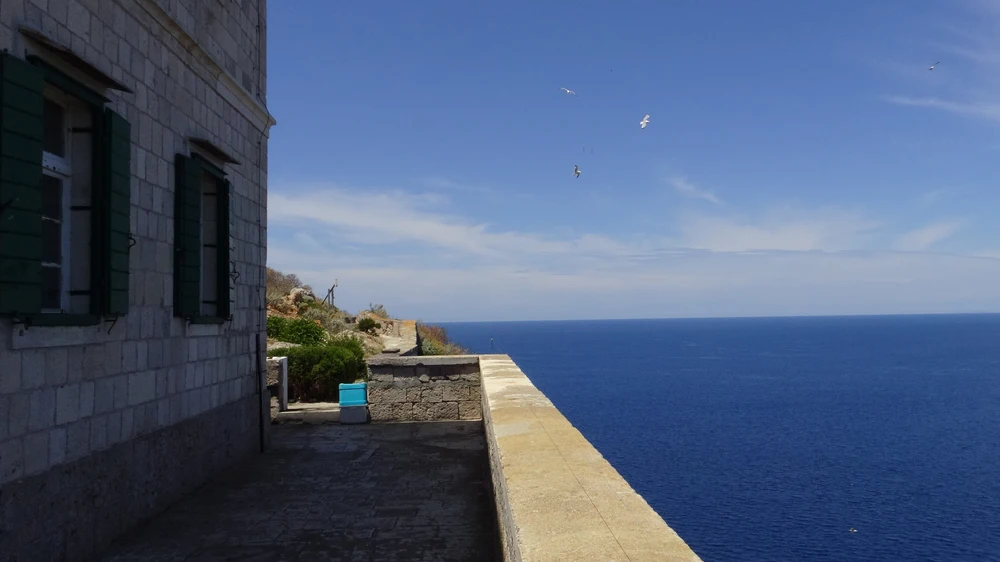 Das Leuchtturm-Gelände ist in einem sehr guten Zustand.