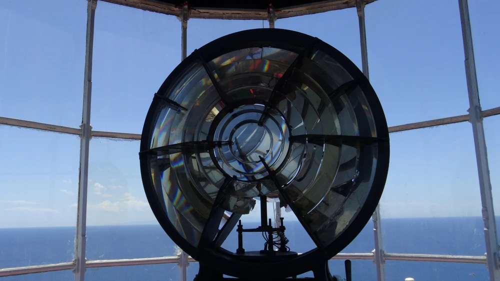 Wir durften den Leuchtturm besichtigen.