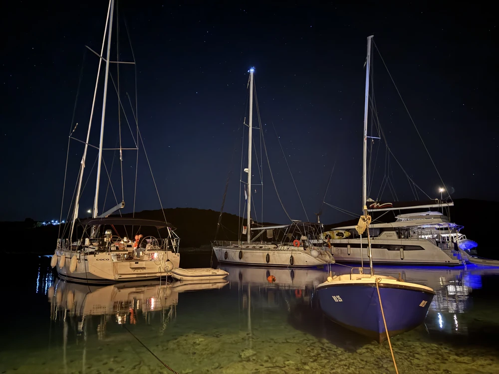 Nachts ist es in der Sesula ruhig und friedlich.