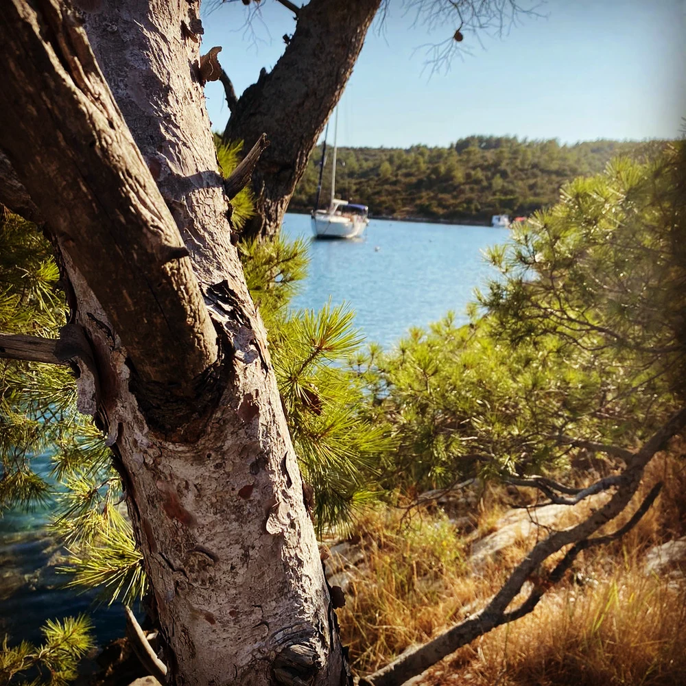 Nachmittags klarte der Himmel auf. Die Bucht zeigte sich in den besten Farben.